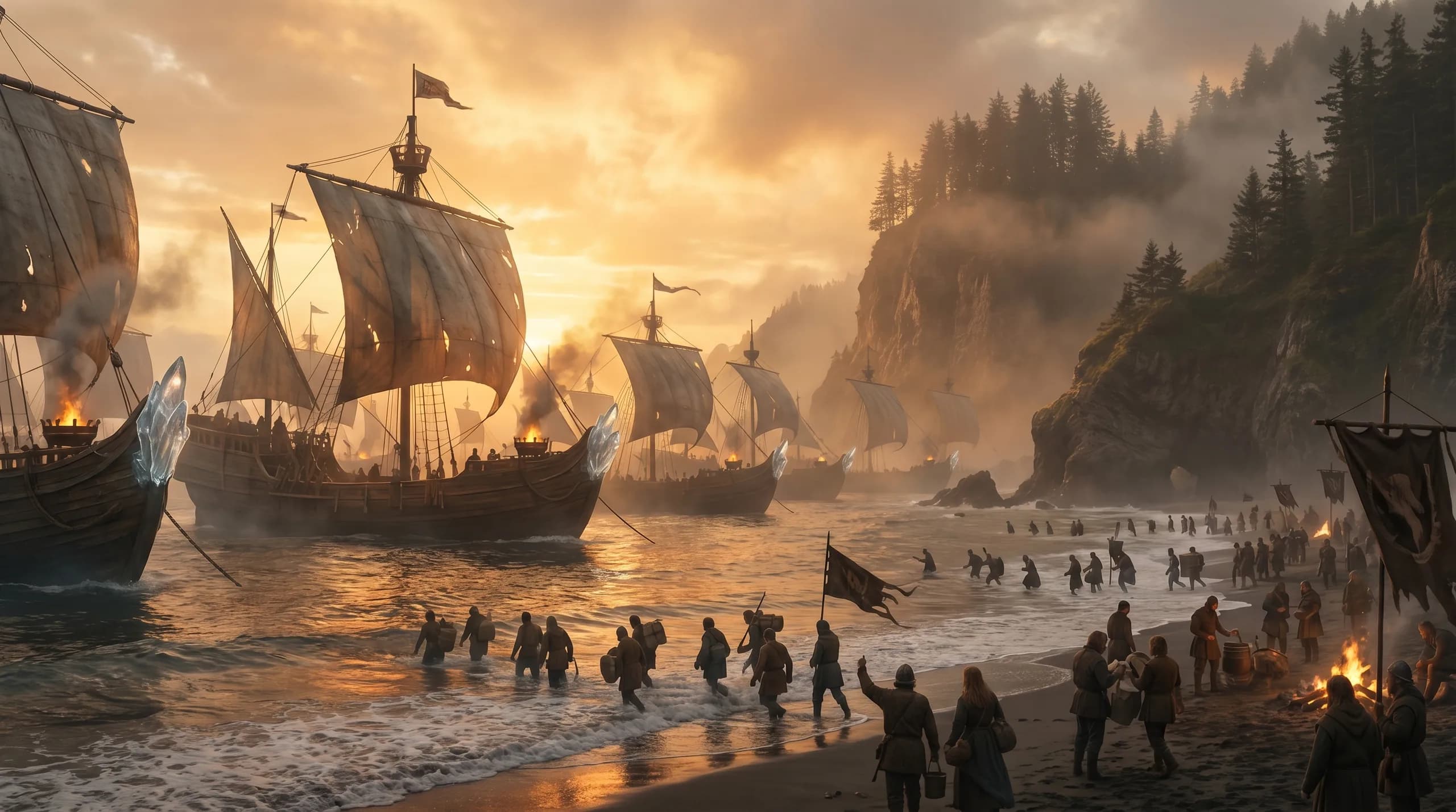 The Fivefold Fleets