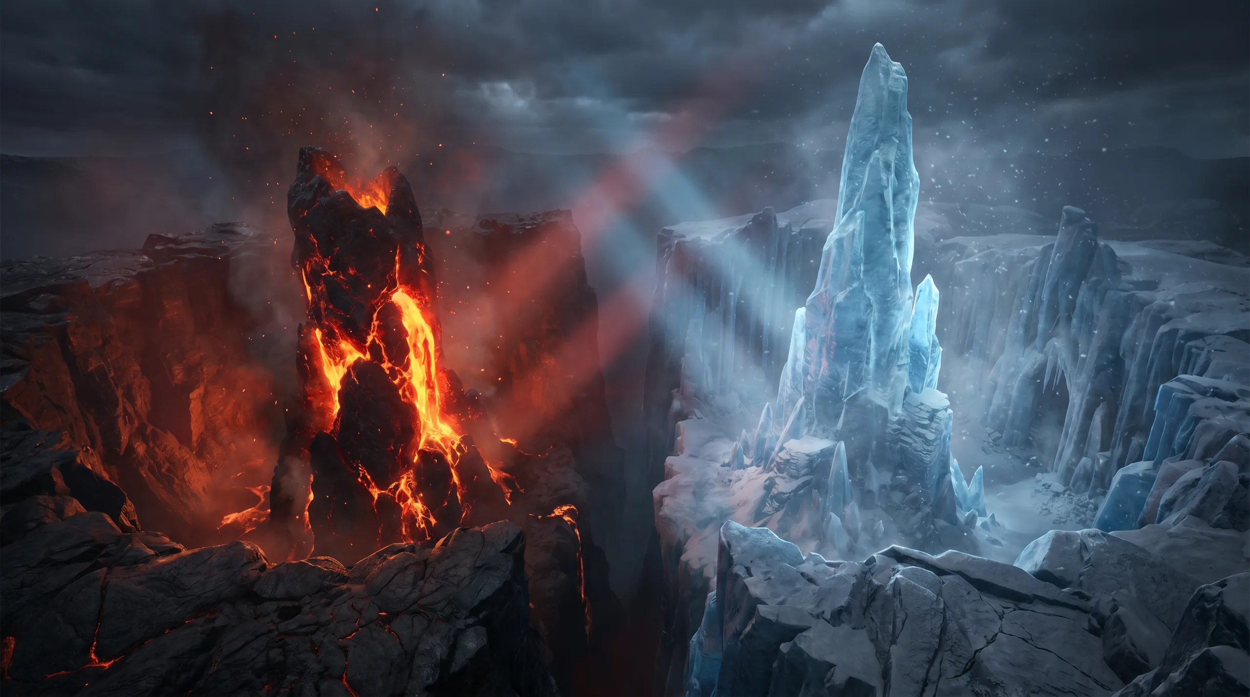 The Great Spirits of Fire and Ice